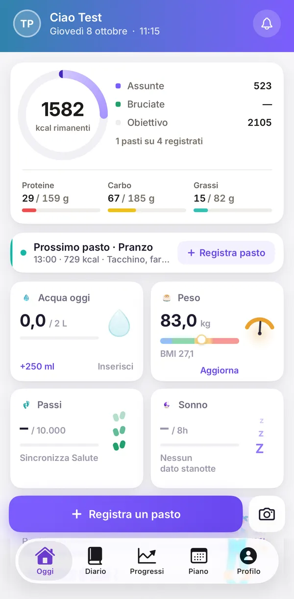 L'app PappAI: la giornata in una schermata